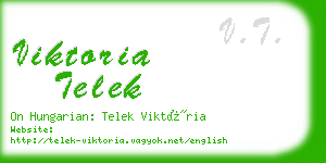 viktoria telek business card